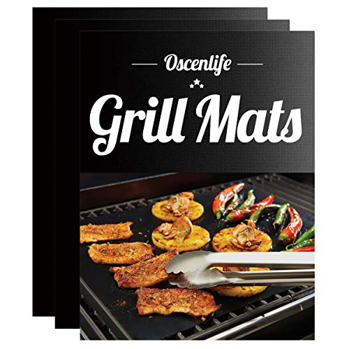 2 pack Perfect for Grilling on Gas and Charcoal Grills,15.75/″ x 13/″ Electric Large Copper Grill and Bake Mats Premium Non Stick Easy To Clean Reusable BBQ Grill Mats