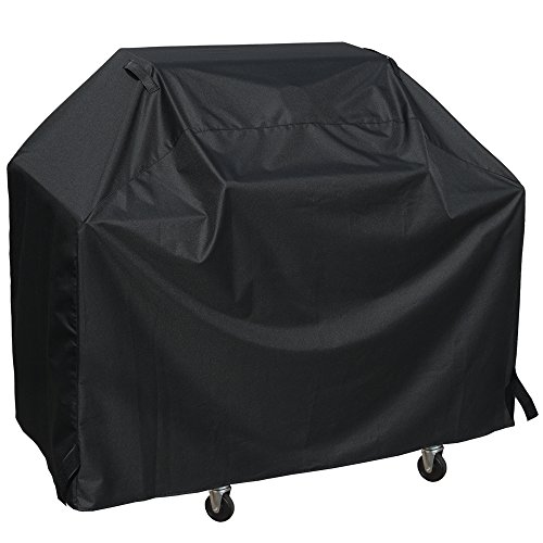 SunPatio BBQ Grill Cover 50 Inch, Outdoor Heavy Duty Waterproof Barbecue Gas Grill Cover, UV and