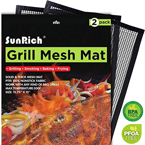 thumbnail image 2 of 5-Pack Stainless Steel BBQ Grill Mats - Reusable Heat-Resistant Cooking Mats For Outdoor Grilling 2 of 12